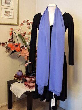 New Stills Vintage 100% Silk Premium Quality Classic Luxury Purple VTG Scarf